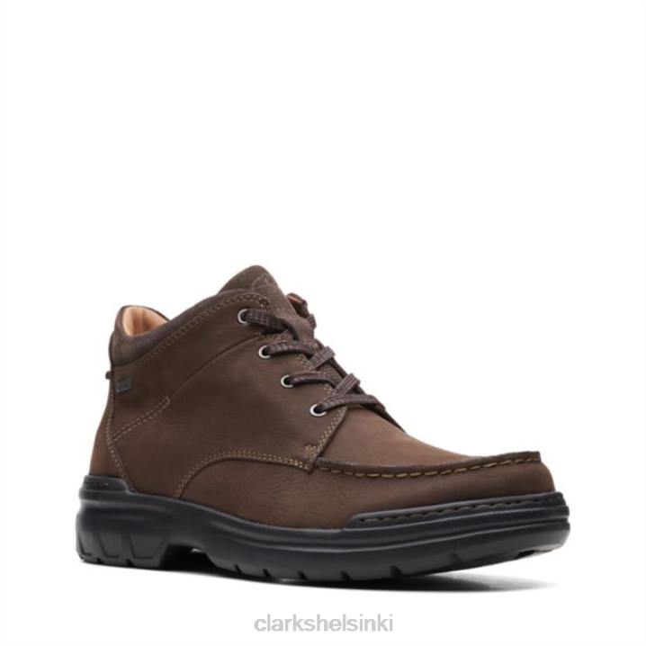 clarks rockie 2 hi gore-tex ruskea nubukki ruskea nubuck Clarks sukupuolineutraali 2DHN5706 ruskea nubukki
