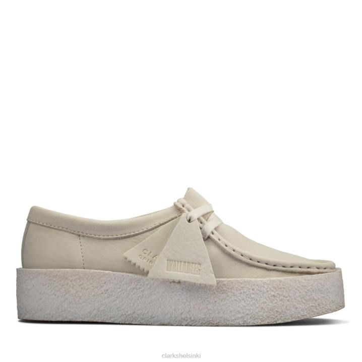 white nubuck wallabee cup valkoinen nubuck clarks Clarks sukupuolineutraali 2DHN6180 valkoinen nubukki