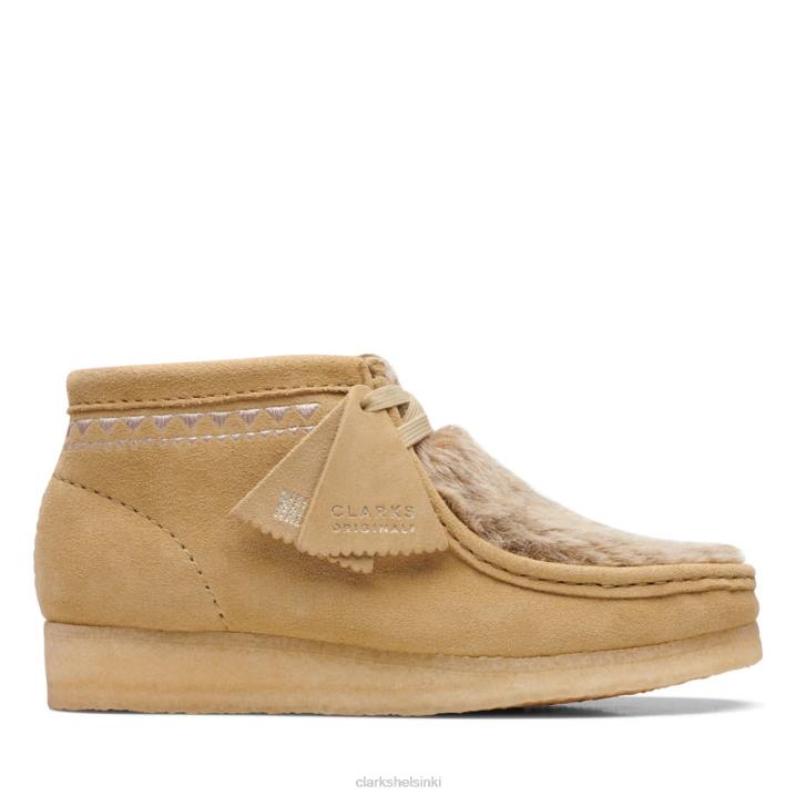 clarks tan kiinnostus wallabee boot tan interest Clarks sukupuolineutraali 2DHN6073 ruskea kiinnostus