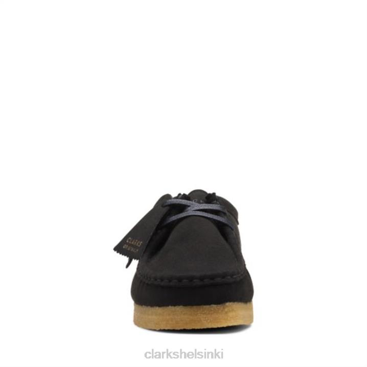 clarks wallabee musta vegaani musta vegaani Clarks sukupuolineutraali 2DHN6066 musta vegaani