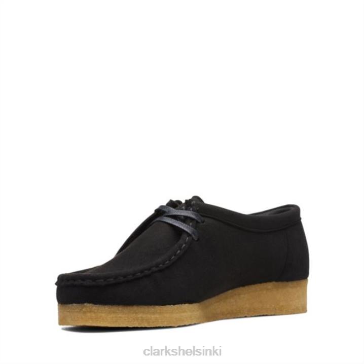 clarks wallabee musta vegaani musta vegaani Clarks sukupuolineutraali 2DHN6066 musta vegaani