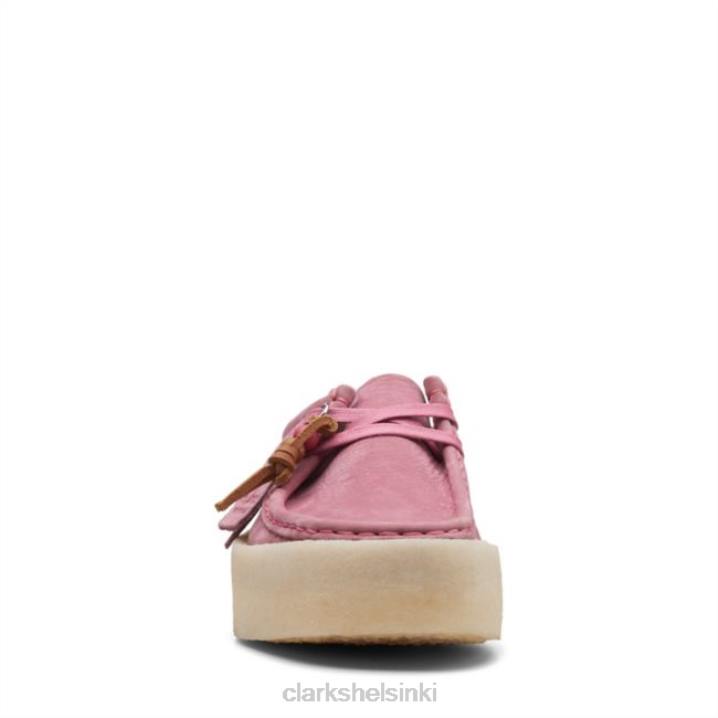 pink nubuck clarks wallabee cup pink nubuck Clarks sukupuolineutraali 2DHN6072 vaaleanpunainen nubukki