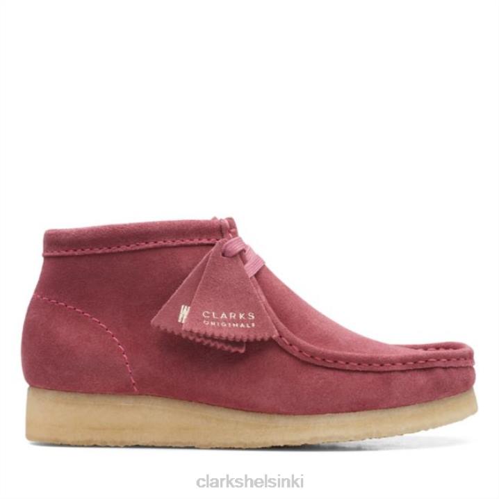 wallabee boot rose pinkki mokka clarks rose pink suede Clarks sukupuolineutraali 2DHN6063 ruusunpunainen mokka