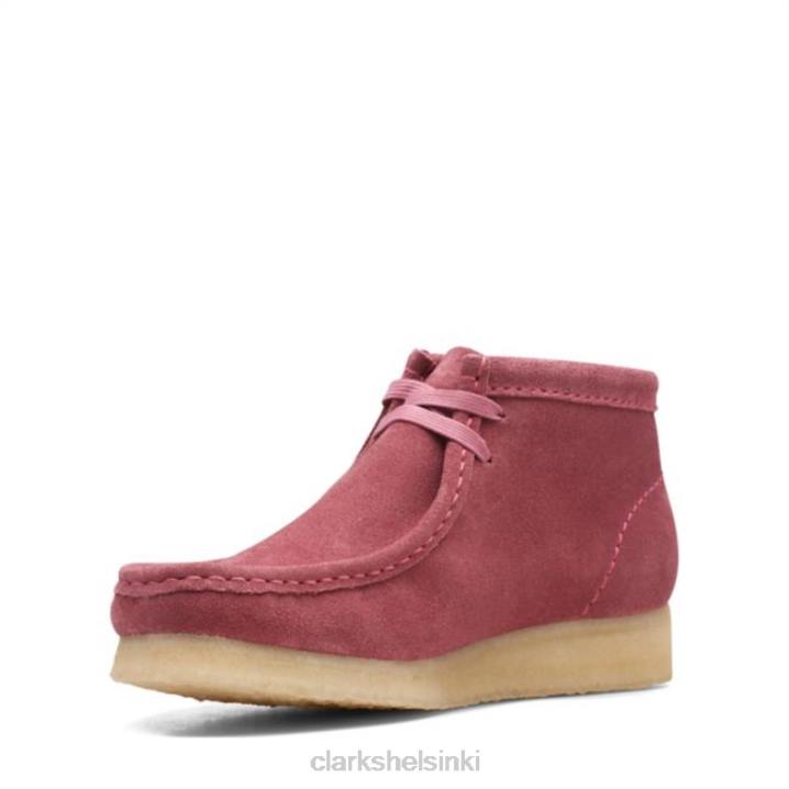 wallabee boot rose pinkki mokka clarks rose pink suede Clarks sukupuolineutraali 2DHN6063 ruusunpunainen mokka