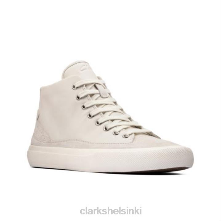 aceley zip hi clarks valkoinen nahka Clarks sukupuolineutraali 2DHN4093 valkoista nahkaa