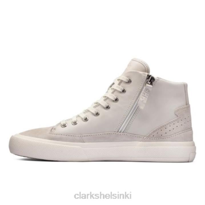 aceley zip hi clarks valkoinen nahka Clarks sukupuolineutraali 2DHN4093 valkoista nahkaa