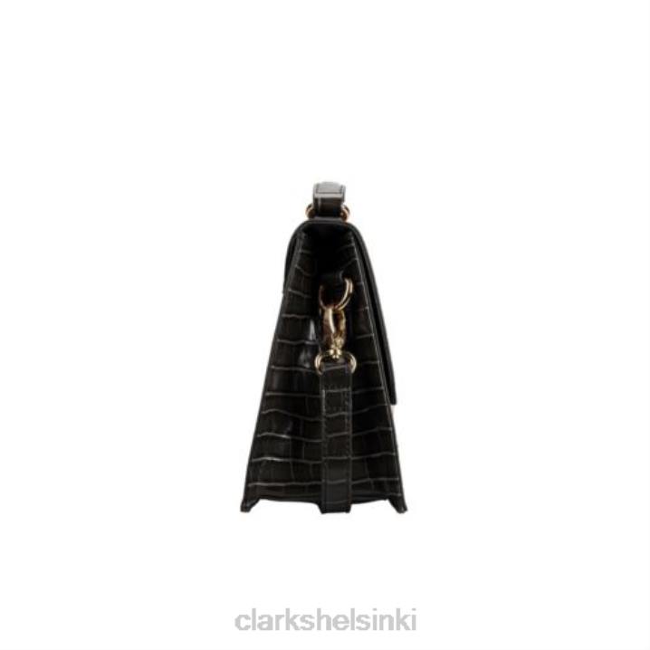 cabana luna musta krokoilu Clarks sukupuolineutraali 2DHN4302 musta krokko