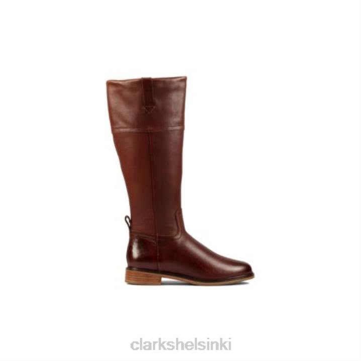 clarkdale hi clarks tummanruskea nahka Clarks sukupuolineutraali 2DHN4125 tummanruskea nahka