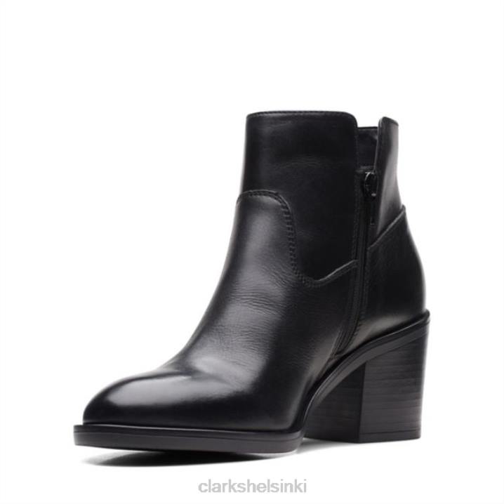 clarks black leather valvestino lo musta nahka Clarks sukupuolineutraali 2DHN5265 musta nahka