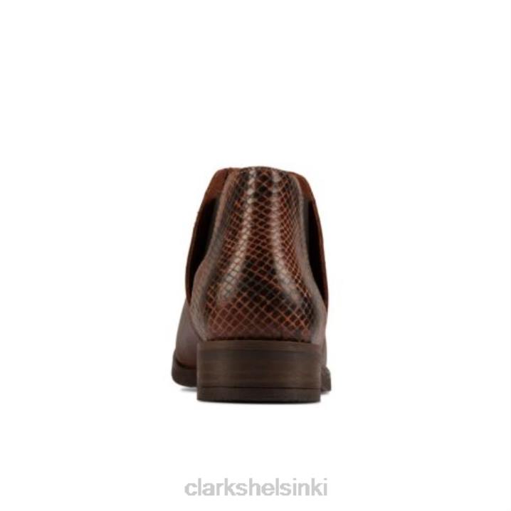 clarks demi2 beat tan combi Clarks sukupuolineutraali 2DHN4202 rusketuskombi