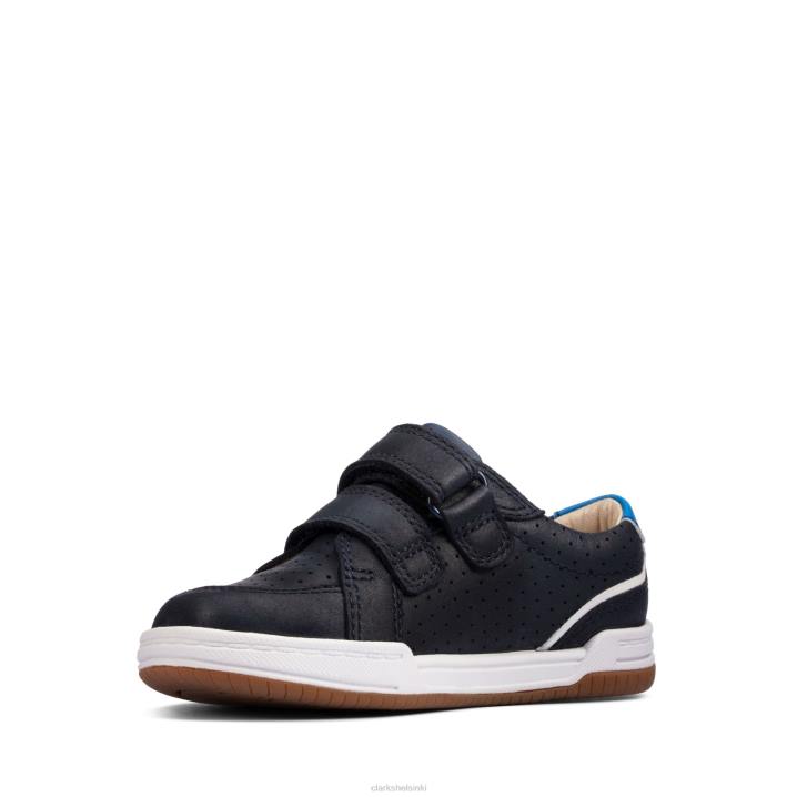 clarks fawn soolo t navy nahka Clarks sukupuolineutraali 2DHN3842 laivastonsininen nahka