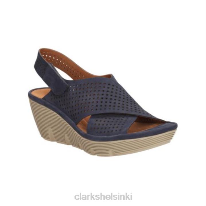 clarks laivastonsininen nahka clarene -palkinto Clarks sukupuolineutraali 2DHN4289 laivastonsininen nahka