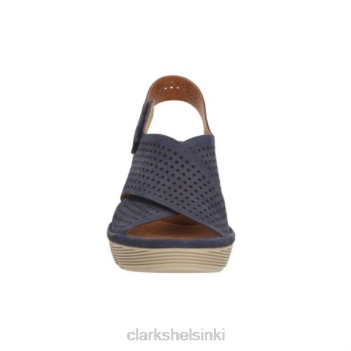 clarks laivastonsininen nahka clarene -palkinto Clarks sukupuolineutraali 2DHN4289 laivastonsininen nahka