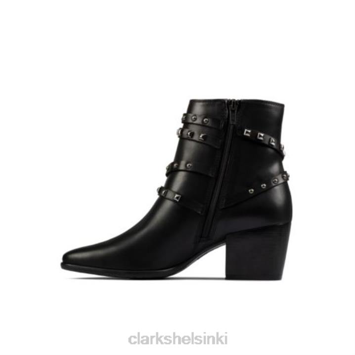 clarks musta isabella nahkaverhoilu Clarks sukupuolineutraali 2DHN4217 musta nahka