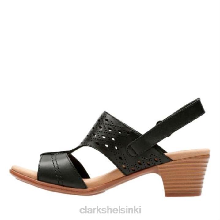 clarks musta nahka valarie mindi Clarks sukupuolineutraali 2DHN4265 musta nahka