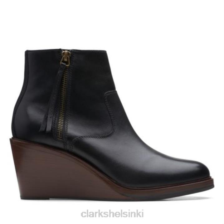 clarks musta nahkainen clarkdale2 vetoketju Clarks sukupuolineutraali 2DHN4145 musta nahka