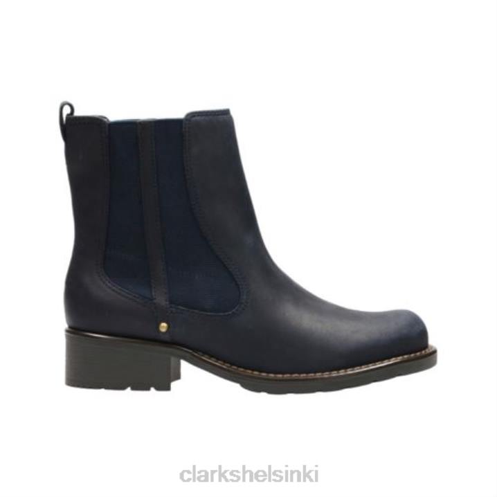 clarks orinoco club navy nubuck Clarks sukupuolineutraali 2DHN4146 laivaston nubukki