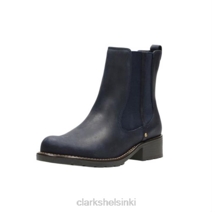 clarks orinoco club navy nubuck Clarks sukupuolineutraali 2DHN4146 laivaston nubukki