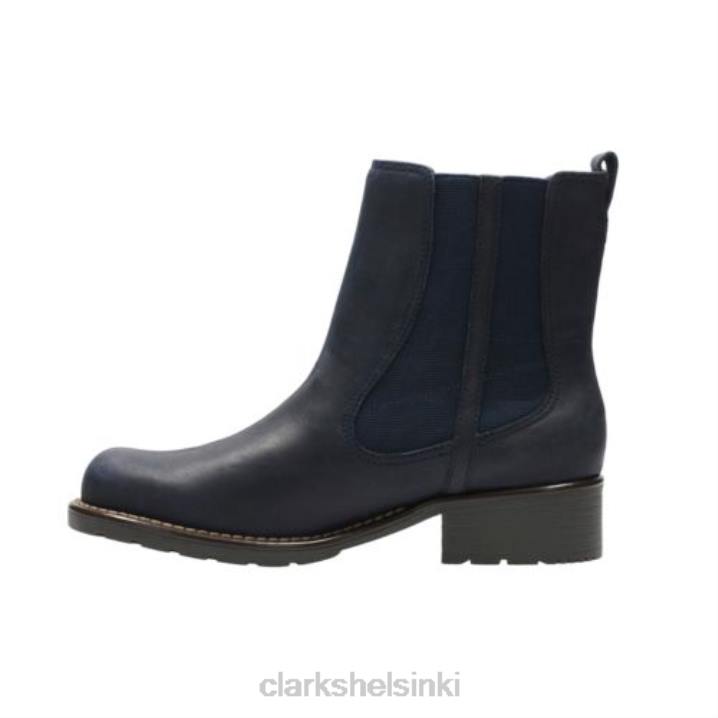 clarks orinoco club navy nubuck Clarks sukupuolineutraali 2DHN4146 laivaston nubukki
