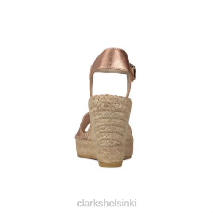 clarks rose gold metallinen nahka pollensa hiekka Clarks sukupuolineutraali 2DHN4273 ruusukulta metallinen nahka