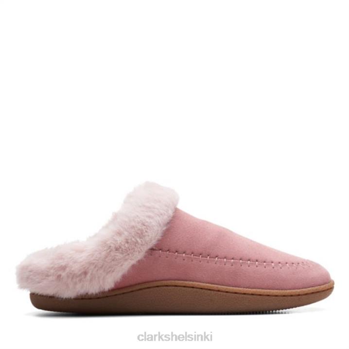 clarks rose suede pilton home rose mokka Clarks sukupuolineutraali 2DHN5169 ruusu mokka