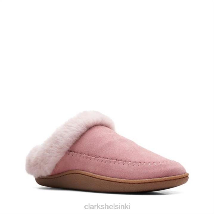 clarks rose suede pilton home rose mokka Clarks sukupuolineutraali 2DHN5169 ruusu mokka