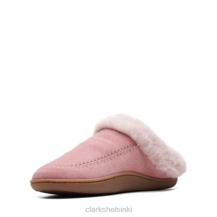 clarks rose suede pilton home rose mokka Clarks sukupuolineutraali 2DHN5169 ruusu mokka