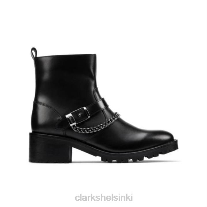 clarks roseleigh korkea musta nahka Clarks sukupuolineutraali 2DHN4218 musta nahka