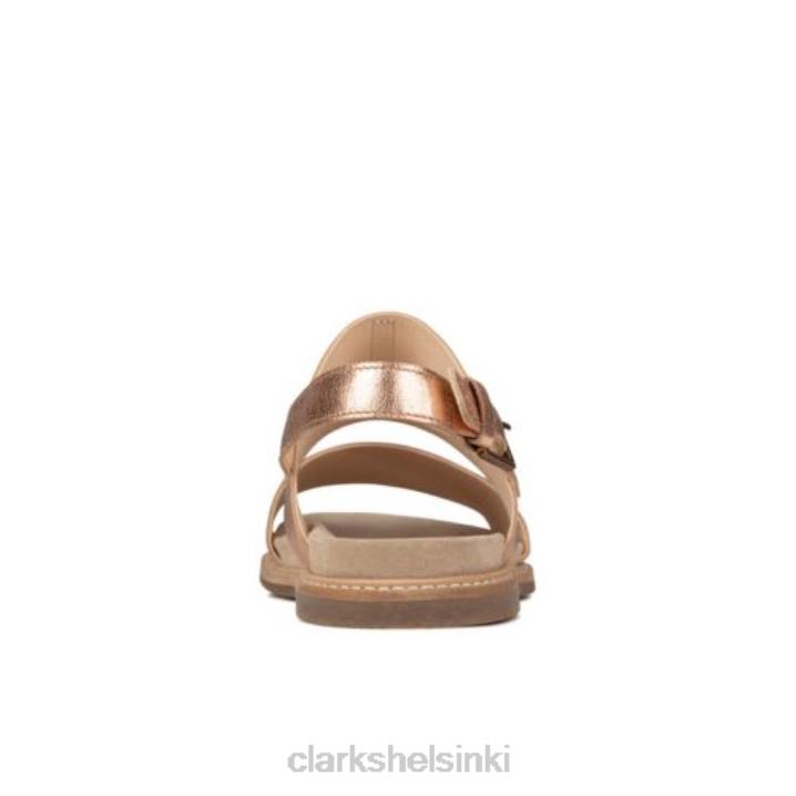 corsio slide rose gold nahkaiset clarks Clarks sukupuolineutraali 2DHN4270 ruusukultainen nahka