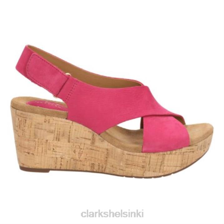 fuschia nahka clarks caslynn shae Clarks sukupuolineutraali 2DHN4288 fuschia nahkaa