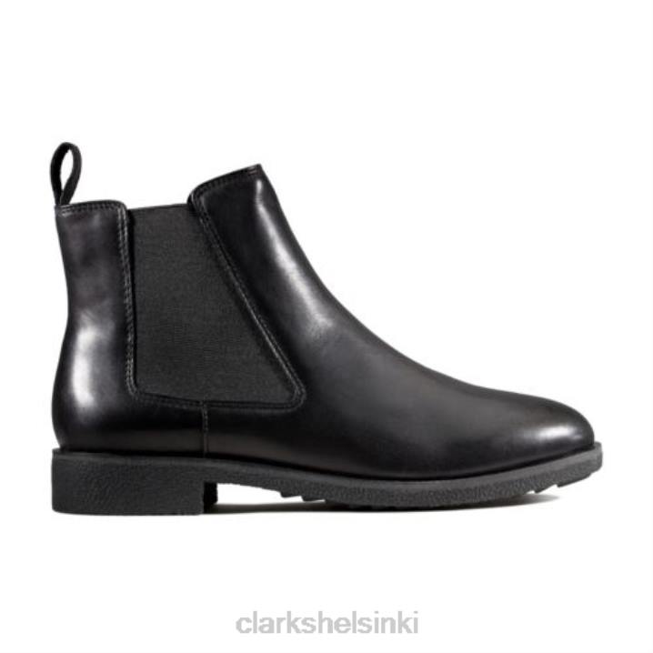 griff plaza clarks mustaa nahkaa Clarks sukupuolineutraali 2DHN4199 musta nahka