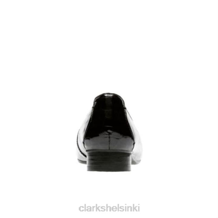 keesha luca clarks musta patentti/croc Clarks sukupuolineutraali 2DHN4063 musta patentti/croc