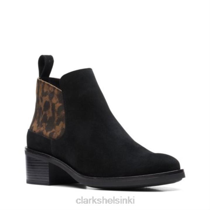 memi-zip clarks -leopardikuvioinen Clarks sukupuolineutraali 2DHN4103 leopardi kuvio