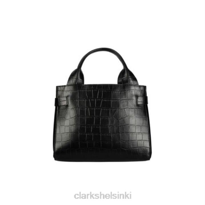 musta krokotiili kirkastaa ella sml Clarks sukupuolineutraali 2DHN4299 musta krokko