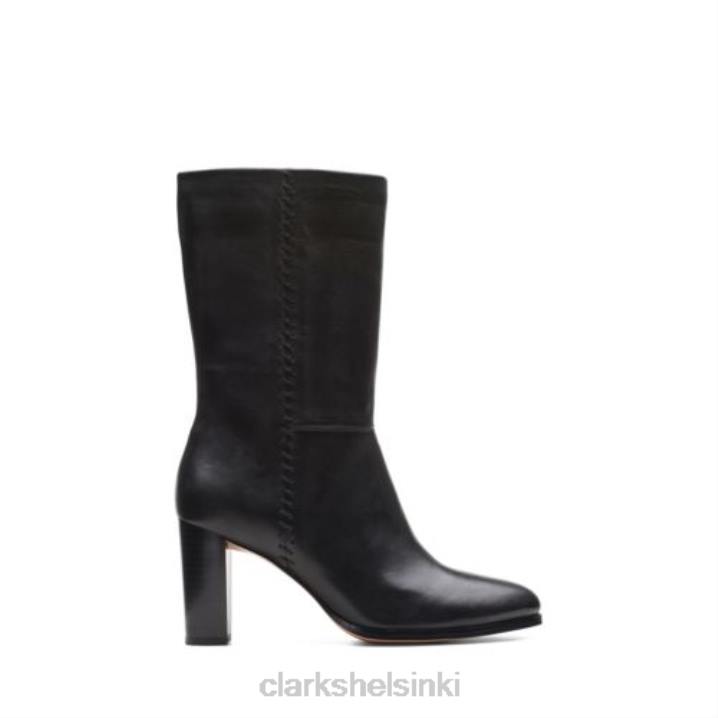 musta nahka clarks karamo mid Clarks sukupuolineutraali 2DHN4099 musta nahka