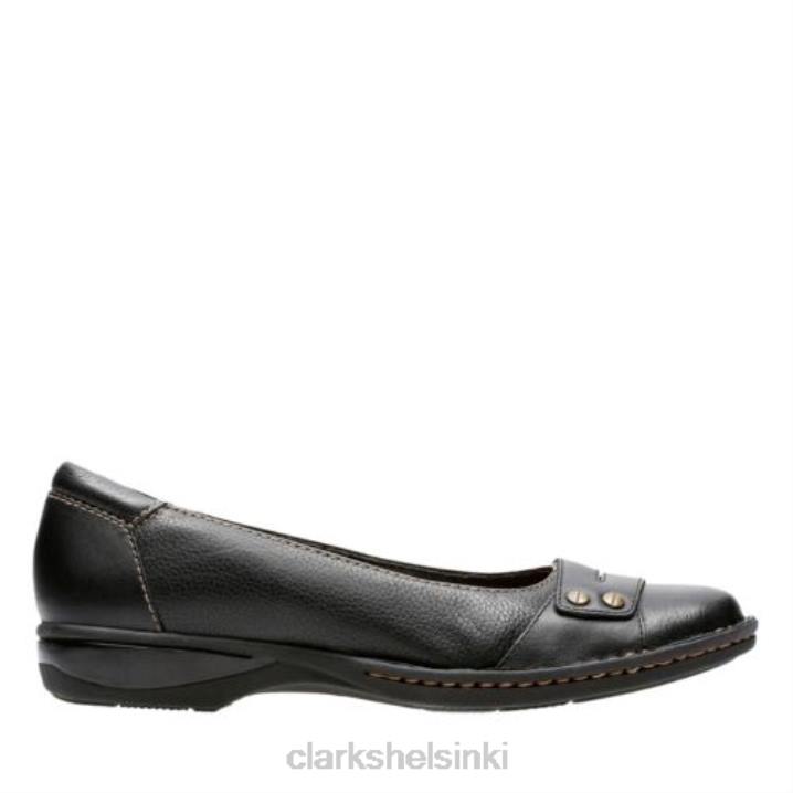 musta nahka clarks pegg abbie Clarks sukupuolineutraali 2DHN4075 musta nahka