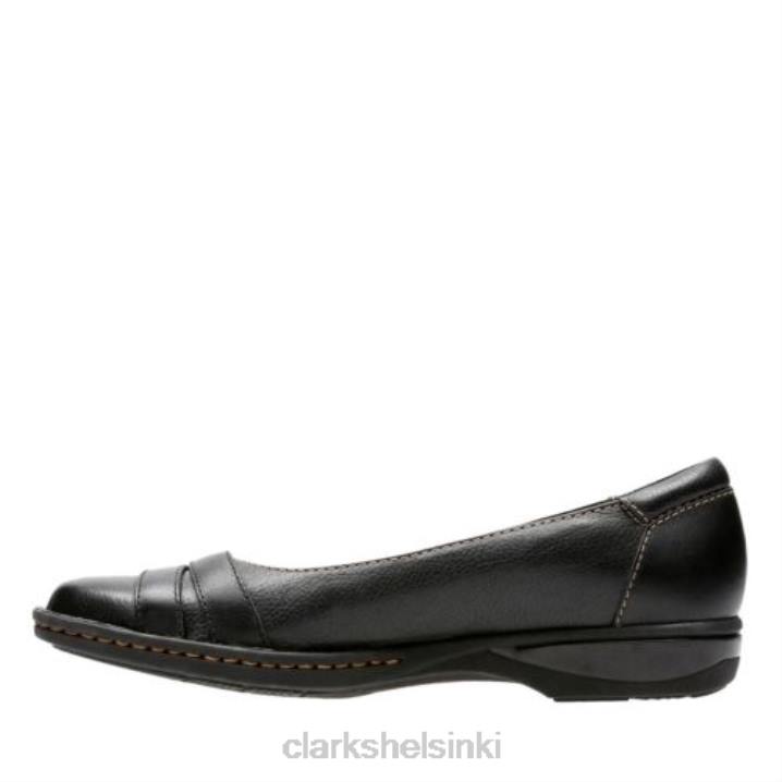 musta nahka clarks pegg abbie Clarks sukupuolineutraali 2DHN4075 musta nahka