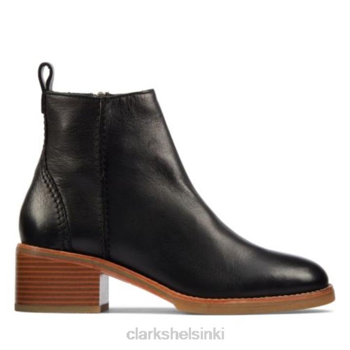 musta nahkainen clarks Kölnvetoketju Clarks sukupuolineutraali 2DHN4192 musta nahka