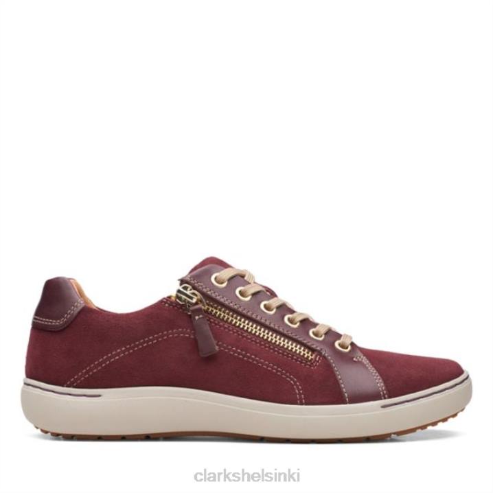 nalle pitsi burgundy clarks burgundy Clarks sukupuolineutraali 2DHN6197 viininpunainen