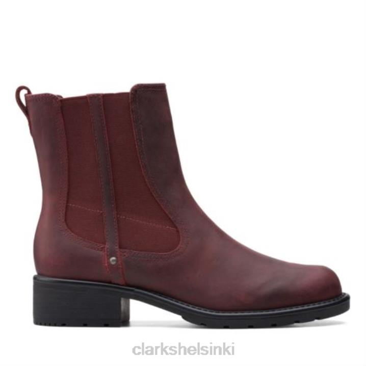orinoco club merlot nahkaiset clarks Clarks sukupuolineutraali 2DHN4206 merlot nahkaa