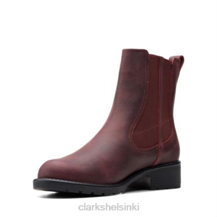 orinoco club merlot nahkaiset clarks Clarks sukupuolineutraali 2DHN4206 merlot nahkaa