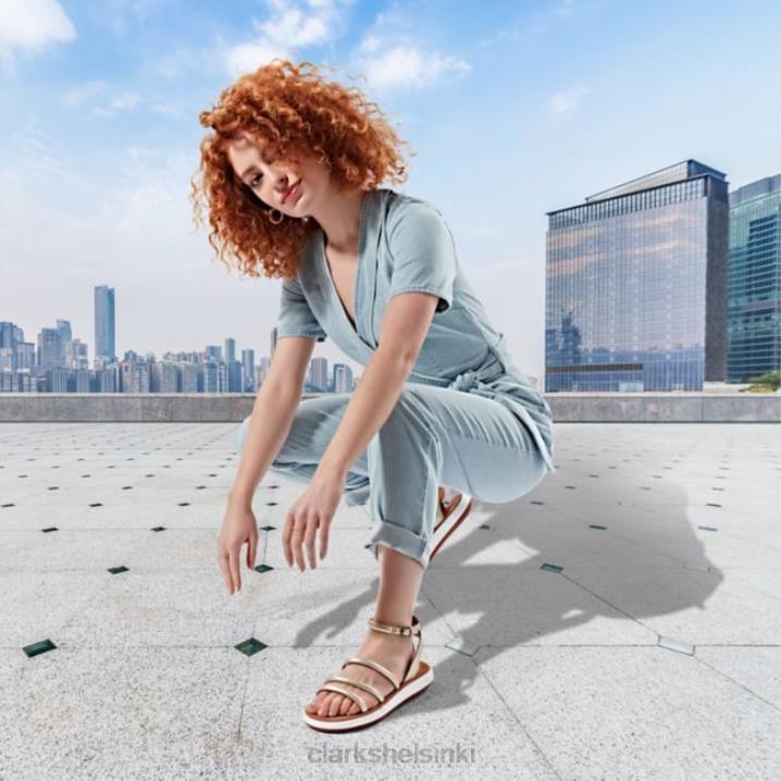 samppanjanahka jemsa-tyylinen samppanjanahkainen clarks Clarks sukupuolineutraali 2DHN6380 samppanjan nahkaa