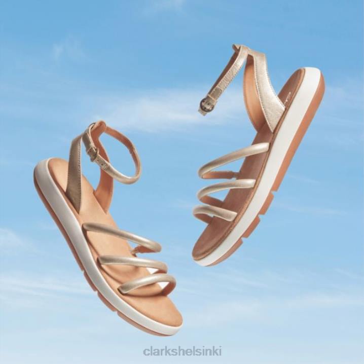 samppanjanahka jemsa-tyylinen samppanjanahkainen clarks Clarks sukupuolineutraali 2DHN6380 samppanjan nahkaa