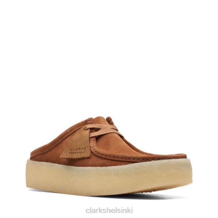 tan mokka clarks wallabee cup lo tan mokka Clarks sukupuolineutraali 2DHN6080 ruskea mokka