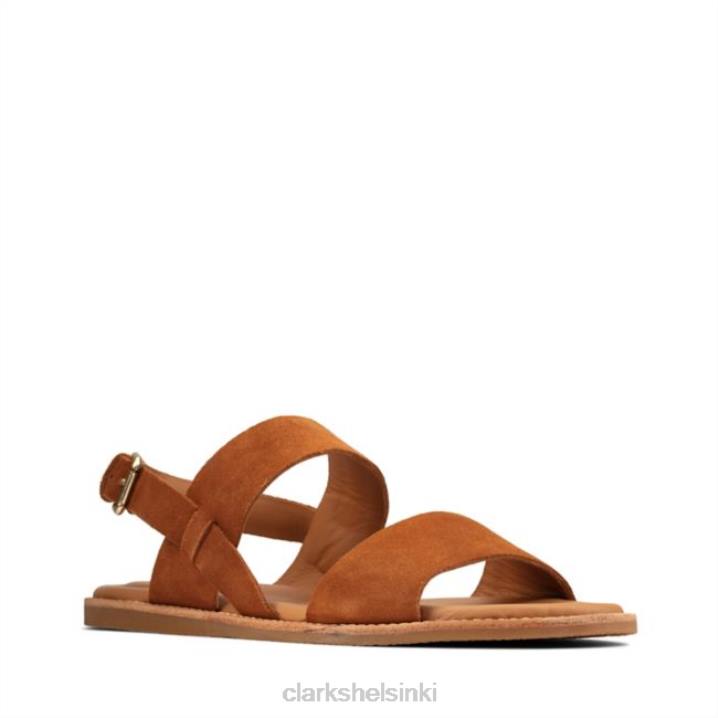 tan mokkanahka karsea hihna tan mokkanahka clarks Clarks sukupuolineutraali 2DHN5220 ruskea mokka