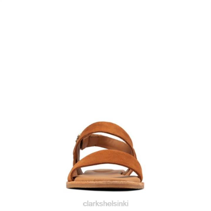 tan mokkanahka karsea hihna tan mokkanahka clarks Clarks sukupuolineutraali 2DHN5220 ruskea mokka