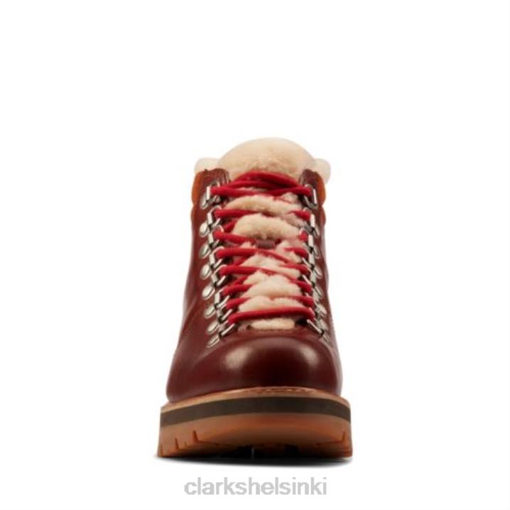 tan wlined lea clarks orianna alppi Clarks sukupuolineutraali 2DHN4136 rusketus uurrettu lea