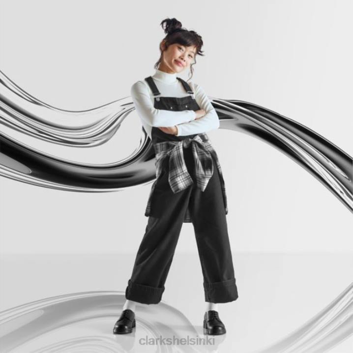 teala pitsi musta nahka clarks musta nahka Clarks sukupuolineutraali 2DHN5111 musta nahka