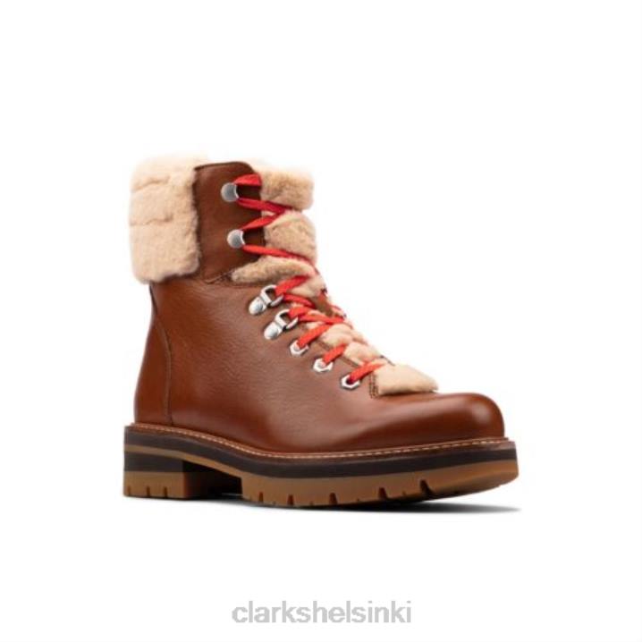 tumma rusketus lea clarks orianna retkeilijä Clarks sukupuolineutraali 2DHN4123 tumma rusketus lea