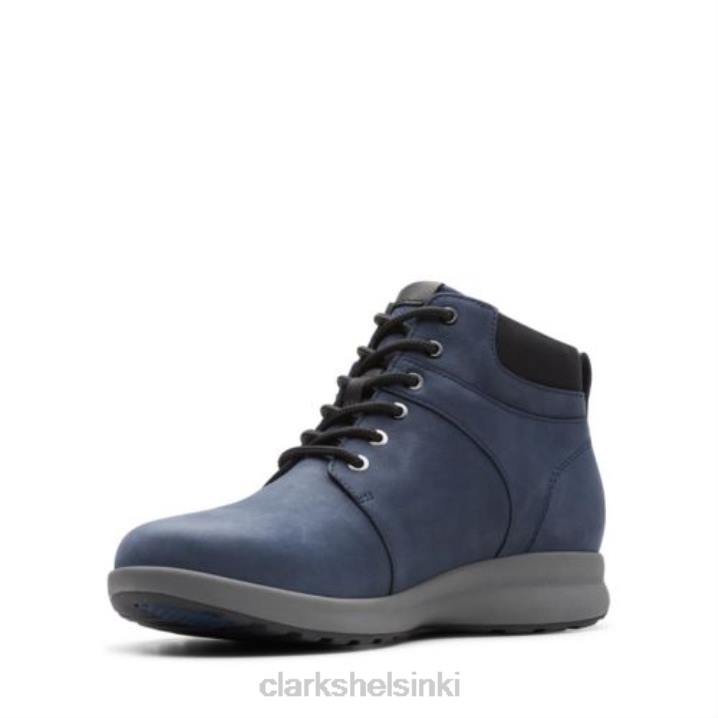 un adorn walk clarks navy nubuck Clarks sukupuolineutraali 2DHN4181 laivaston nubukki